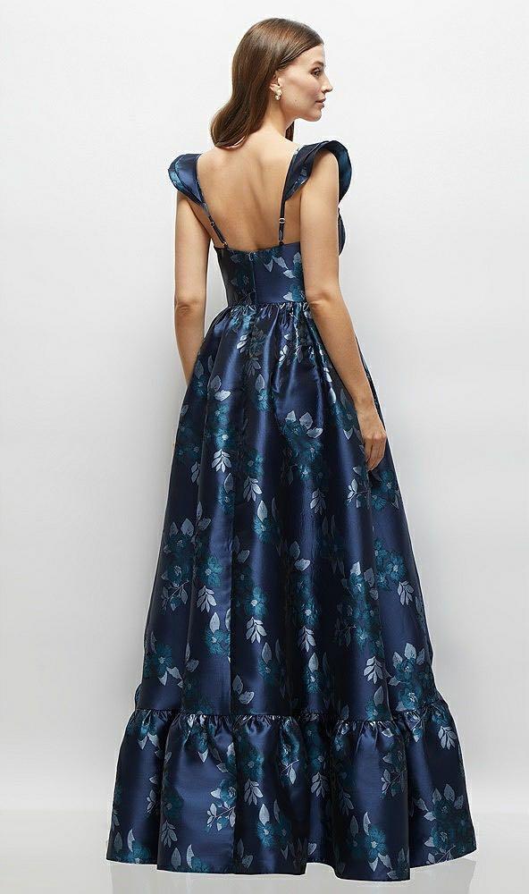 $25 Super Sale Dessy Collection "3136BRD" Midnight Navy Damask Size 12