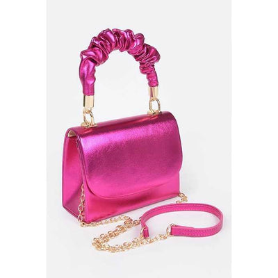 Top Handle Scunchie Bag