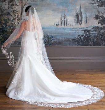 Caroline Castigliano Eternal Rose Veil