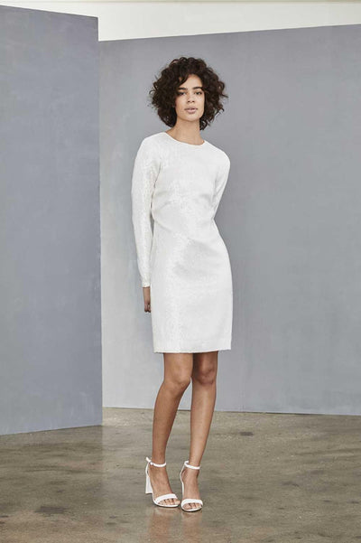 Amsale Little White Dress 