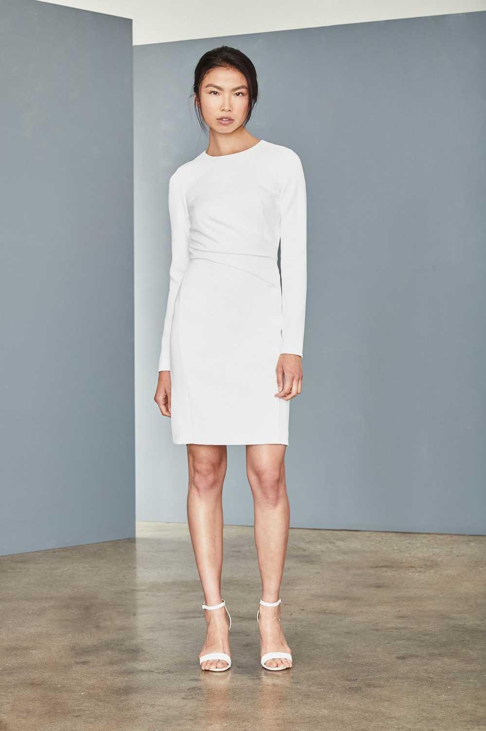 Amsale Little White Dress "LW143"