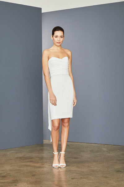 Amsale Little White Dress 