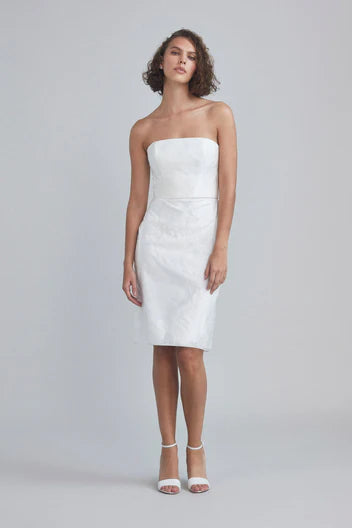 Amsale Little White Dress 