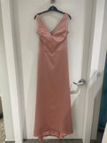 Amsale Bridesmaids "Kelani" in Rose Quartz