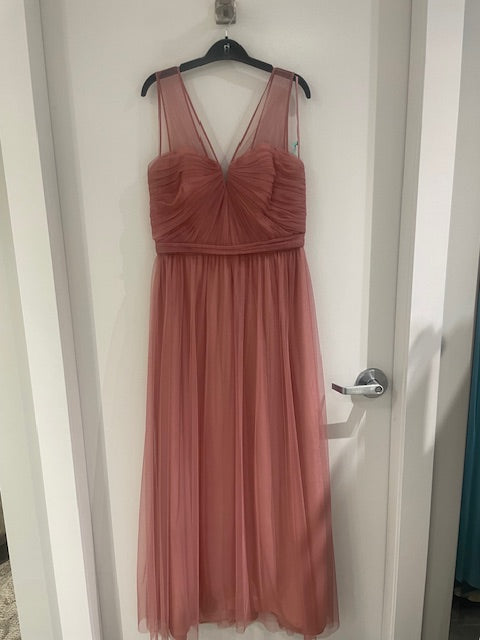 Amsale Bridesmaids "Alyce" in Rose Size 14