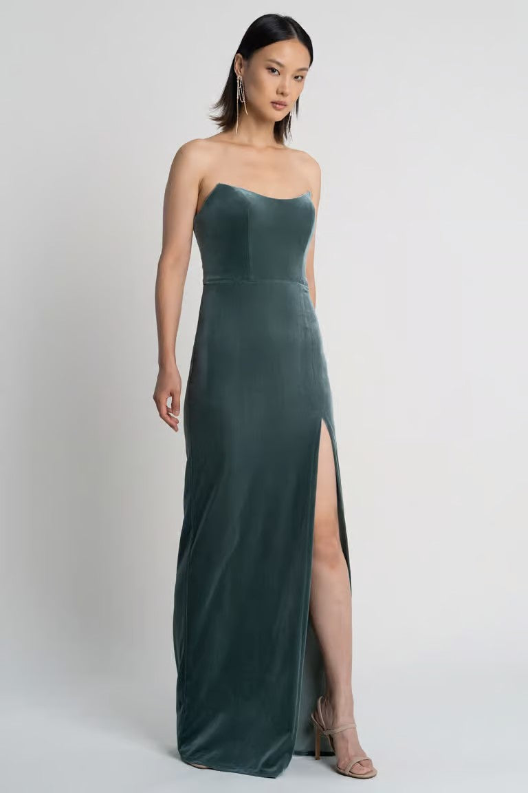 $25 Super Sale Jenny Yoo "Liliana" Size 10, Color Dark Eucalyptus