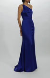 $25 Super Sale Amsale Bridesmaids "Nina" Size: 10 Color: Cobalt