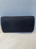 Navy Clutch with Silver Jewel Bow