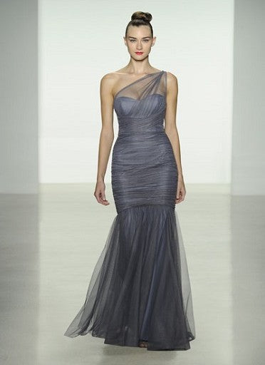 $25 Super Sale Amsale Bridesmaids "G833U" Size 12 Color Dusk